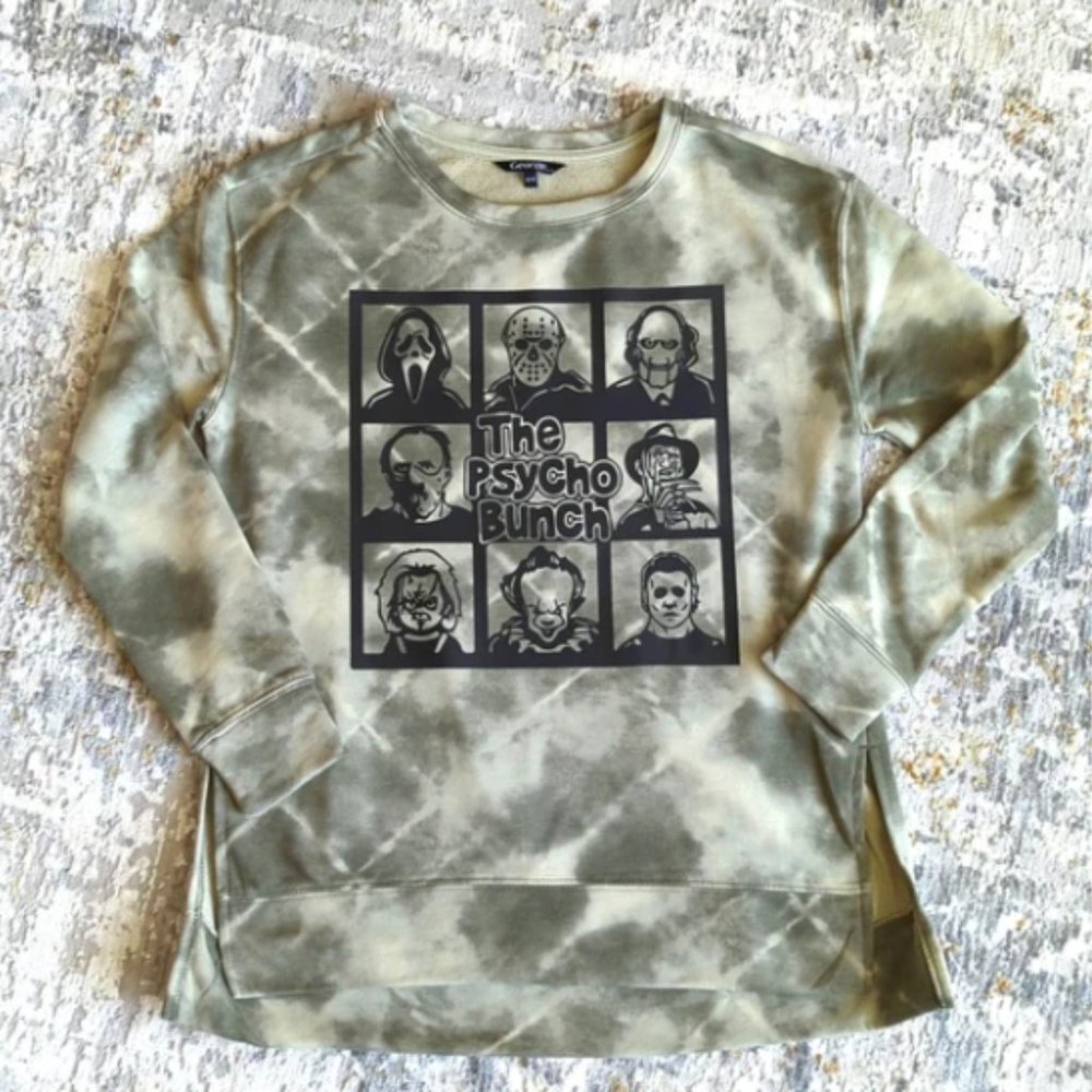 Psycho Bunch Horror movie women's shirt Medium